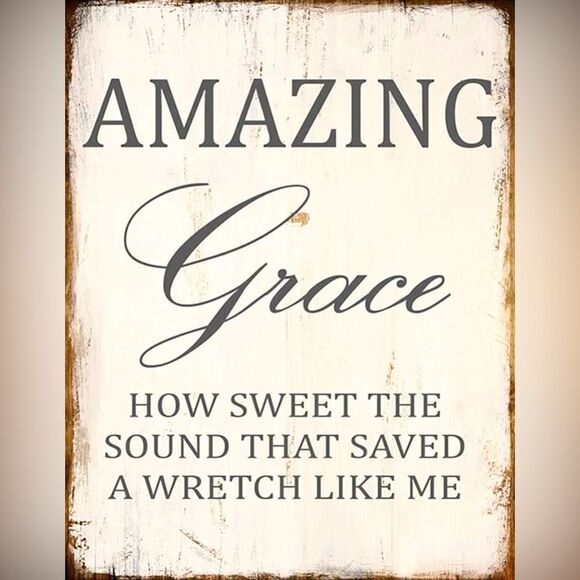 New “AMAZING GRACE” Christian religious print set 3 inspirational home decor - Picture 3 of 6